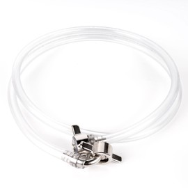 Westerbarkey 1.5 m Co² / Carbonated Hose 7 mm (Outer 12 mm) Clear with 2 x 3/4 Wings