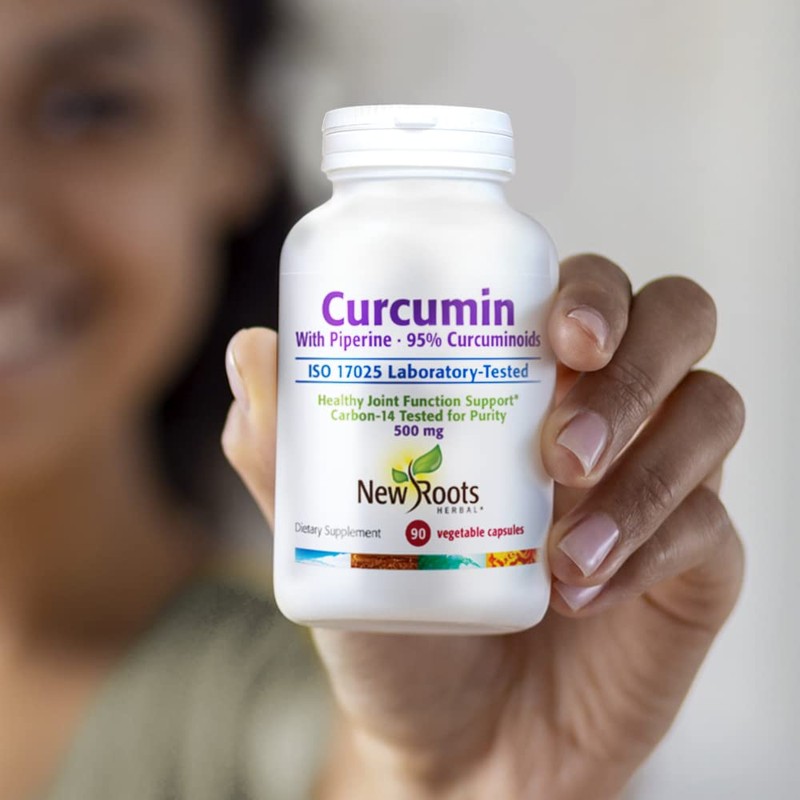 NEW ROOTS HERBAL Curcumin + Piperine | 95% Curcuminoids, 500mg