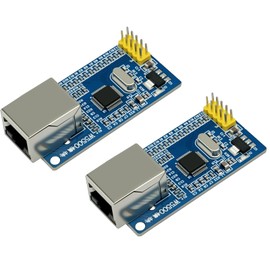 W5500 Ethernet Network Internet Module Binghe Pack of 2 W5500 LAN Ethernet Network Module 3.3V / 5V Support TCP / IP51 / STM32 ONE Chip Computer Compatible with Arduino