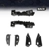 PIT66 Front Bumper Brackets Retainer Support Compatible with 2016-2018 Chevy