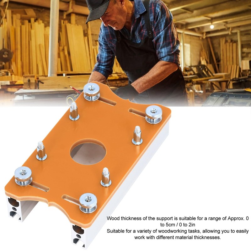 Router Table Insert Plate, Aluminum Alloy Router Plate Slotting Positioning