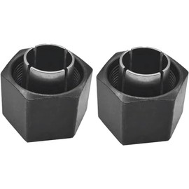 Collet And Nut replace (1/​​2-inch) 12.7mm for Dewalt DW6212 DW618 DW616 router (2 packs)