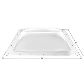 ICON 14147 Skylight, SL1422AC, Clear