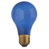Satco S6092 25 Watt A19 Incandescent Light Bulb, Ceramic Blue