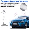 Parasol para Parabrisas de Coche, (65cm*125cm)con 4 Piezas de Malla