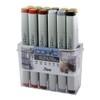 COPIC Classic Set "Architektur Farben", 12er Set im Acryl-Display, Twin