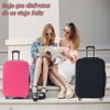 funda de maleta de color sólido, maleta chica de viaje