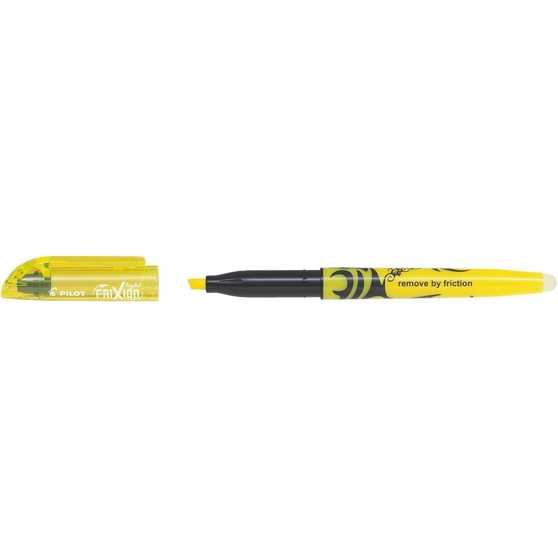 Pilot FriXion Light BRIGHT Erasable Highlighter Pens Yellow (Set of