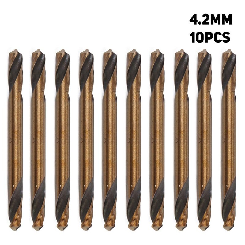 HSS Straight Shank Double Ended Drill Bit Set Stainless Steel