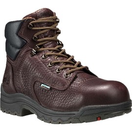 Timberland PRO womens Titan Women's Wp Brown-w boots, Brown, 7.5 Wide US