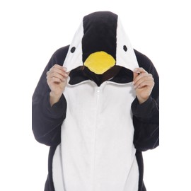 6262-M Just Love Adult Onesie / Onesies / Pajamas,Black Penguin