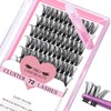Cluster Eyelashes, Pack of 72 Individual Eyelashes, Eyelash Clusters, DIY