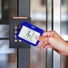 1 Pcs ID Badge Holder with Double-Sided Windows Horizontal Hard