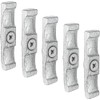 IRONTITE® 5pc Galvanised Turn Button Latch 63mm (2.5") Turn Buttons,