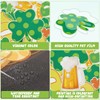 Jacyan 155PCS St.Patrick's Day Bulletin Board Decoration Set Shamrock Bulletin