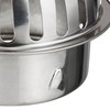 Relaxdays Set of 2 Stainless Steel Gutter Leaf Guards for