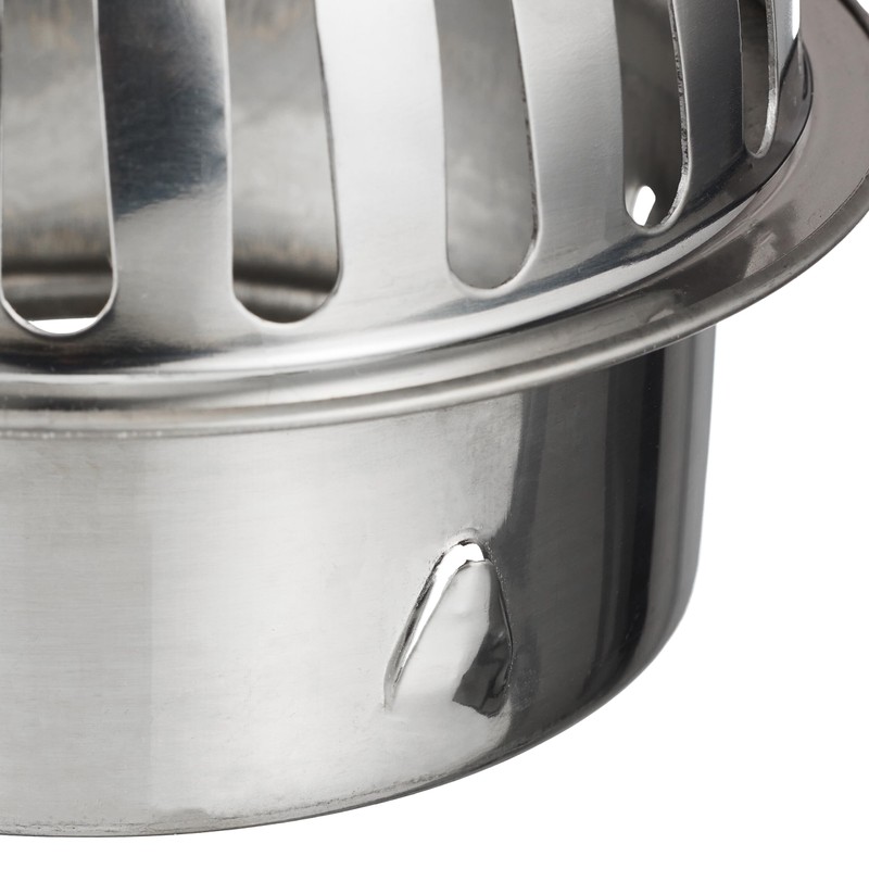 Relaxdays Set of 2 Stainless Steel Gutter Leaf Guards for