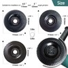OBA Wood Carving Disc Set 3 PCS 4-1/2" Wood Grinding