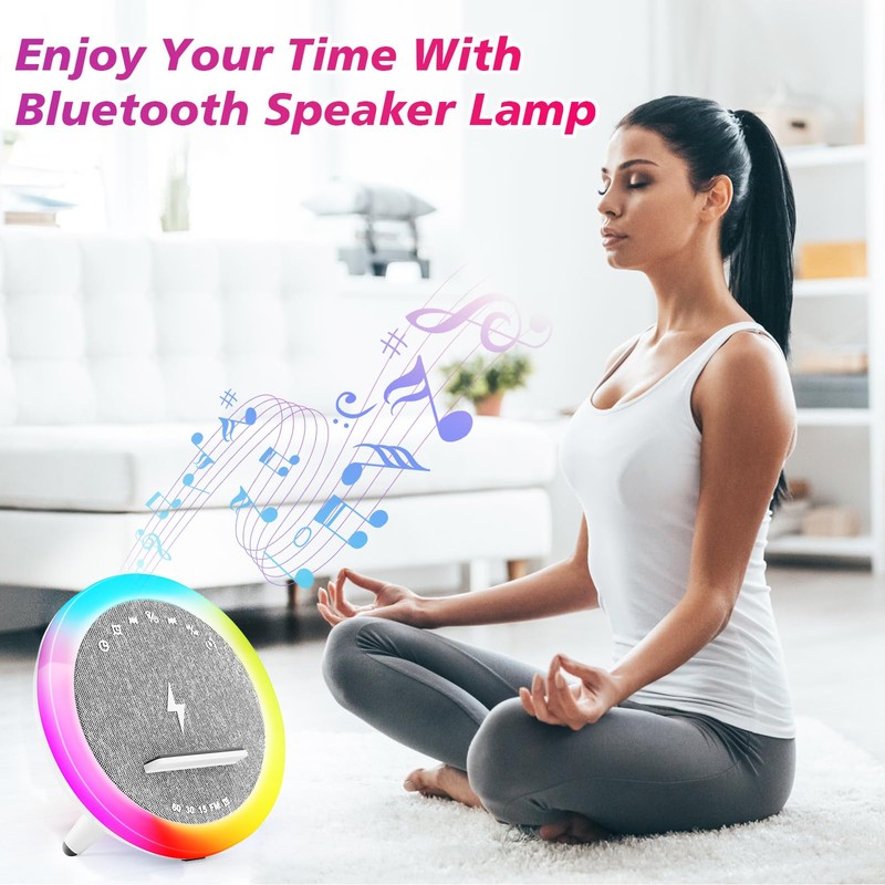 BatdTech LED Bedside Lamp with Charging Function, 3 in 1