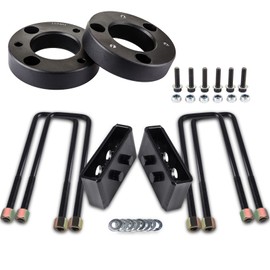 WHEELTECH Strut Spacer for Ford Leveling Lift Kit 2 inch/1.5 inch Front/Rear Fit for Ford for F-150 2.7L 2015-2018 for Ford for F-150 6.2L 2010-2014 Strut Spacers