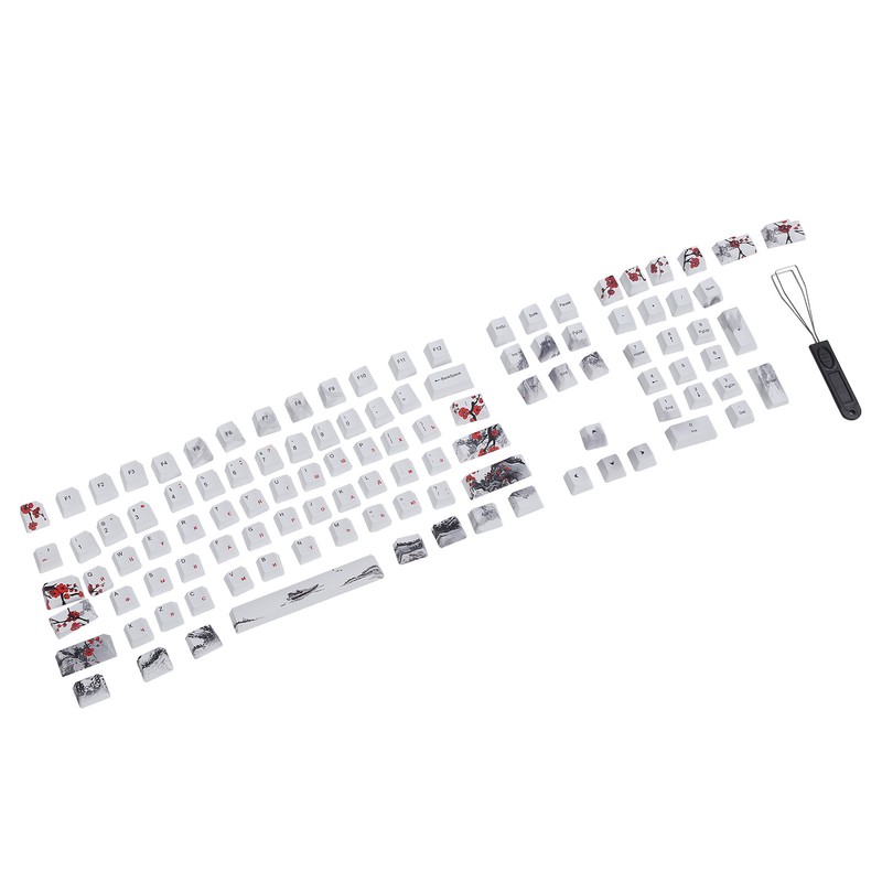 Keycaps PBT 5Sided Sublimation 110 Keys Keyboard Caps for Mechanical