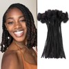 Loc Extensions Human Hair 0.4cm&0.6 cm&0.8cm width 4-18inch 10, 20,