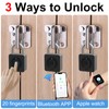 Gym Locker Padlock eLinkSmart Fingerprint Mobile APP Unlock Remote Management
