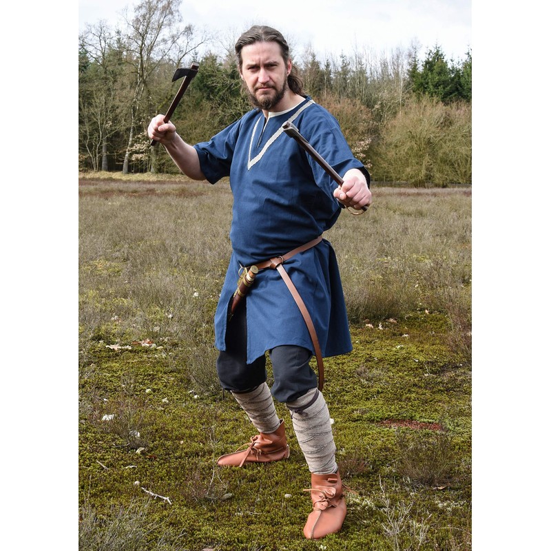 Battle-Merchant Small Utility Axe, Forged with Wooden Shaft - Real