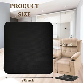 Recliner Pads for Hardwood Floors, Under Recliner Floor Protectors Furniture Pads to Keep Furniture from Sliding, Swivel Chairs Recliner mats for Hardwood Floors Non Slip Recliner Grippers