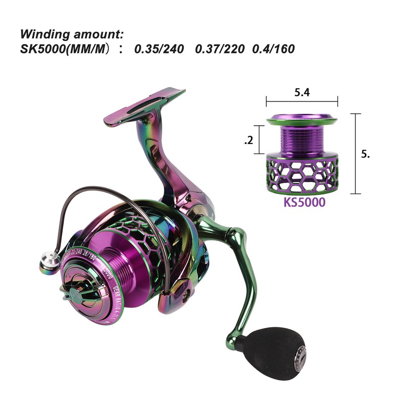 Fishing Reel Spinning Wheel All Metal Spinning Fishing Reel for