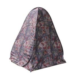 HME Spring Steel 100 Ground Blind- Two Person, Blacked Out Interior, 4 Window Opening