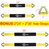 Trekassy Car Tie Down Straps for Trailers, 2 Inch x
