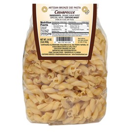 Mantova Organic Italian Specialty Pasta, Caserecce (2 packs of 1 lb. each) - Artisan Pasta, Non-GMO, Vegan, and Imported From Italy, Premium Quality