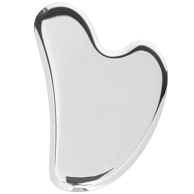 Nanshy Stainless Steel Gua Sha Massage Tool (Silver, Metal) in