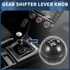 INFINAUTO 5 Speed Gear Shift Knob for Fiat 500 500C