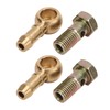2 Set M12x1.25mm to 3/8in Turbo Water Banjo Bolt Good