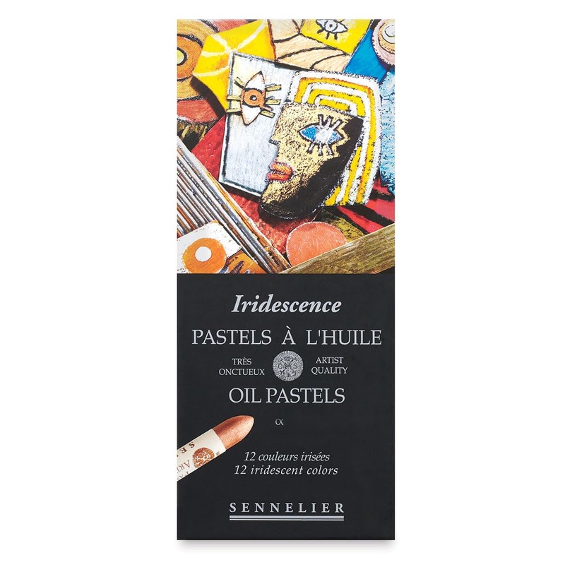 Sennelier OIL PASTELS IRIDESCE 12/PKG, One Size