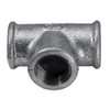 Cast T-piece with 3x internal thread Rp 3/8 inch (IG),