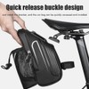 Bike Seat Bag Waterproof Reflective Saddle Bag with Water Bottle
