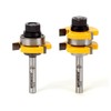 YONICO Router Bits Tongue & Groove Set 3/4-Inch 2 Bit