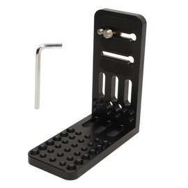 L Bracket Quick Release Plate Vertical Horizontal Switching, Shooting Tripod, L Bracket Camera Plate,Camera Mount Plate for Video, Stabilizer Tripod Monopod, 1/4in 3/8in Screw Hole