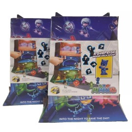 Mystery PJ Masks Mystery HQ Set Comes With 12 Pieces To Discover Brand New (lot of 2)