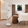 DDBESSIC Magnifying Glass with Light 16X, LED Floor Lamp with