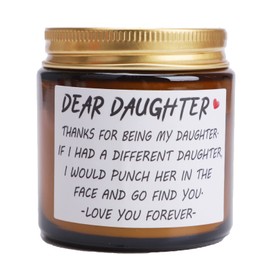 Birthday Candles Gifts for Daughter Adult, 13th/16th/18th/21st/30th Happy Birthday Gifts for Daughter Stepdaughter, Daughter Gifts from Mom and Dad for Graduation Wedding Christmas