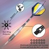 DKDDSSS 3 Pack 22g Tip Darts Set, Professional Darts with