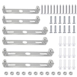 Pack of 6 Ceiling Mount Lamp, Lamp Holder Ceiling Ceiling Light Bracket with Screws Accessories Light Mounting Bracket Mounting Bracket
