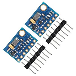 2pcs MS5611 MS5611-01BA03 GY-63 Atmospheric Pressure Sensor Module Meter Altimeter Sensor Module Electronic DIY Board IIC SPI 24Bit AD for Arduino