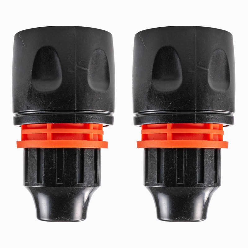 10mm Curly/Spiral Hose Replacement connectors (Pack of 2) Universal Click