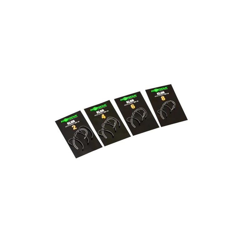 Korda Barbless Fishing Hooks for Carp Mountings Klor Barbless Hooks,