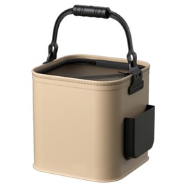 DONGKER Foldable Fishing Bucket, 8L/13L Portable EVA Fish Bucket, Fish Protection Bucket, Multifunctional Container for Boat Fishing & Spin Fishing